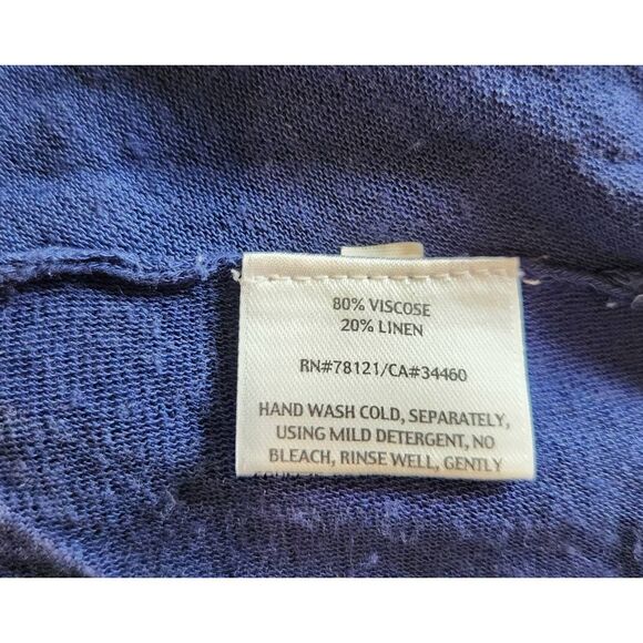 Eileen Fisher Lightweight Linen Blend Open Cardigan Size XS - Picture 6 of 6